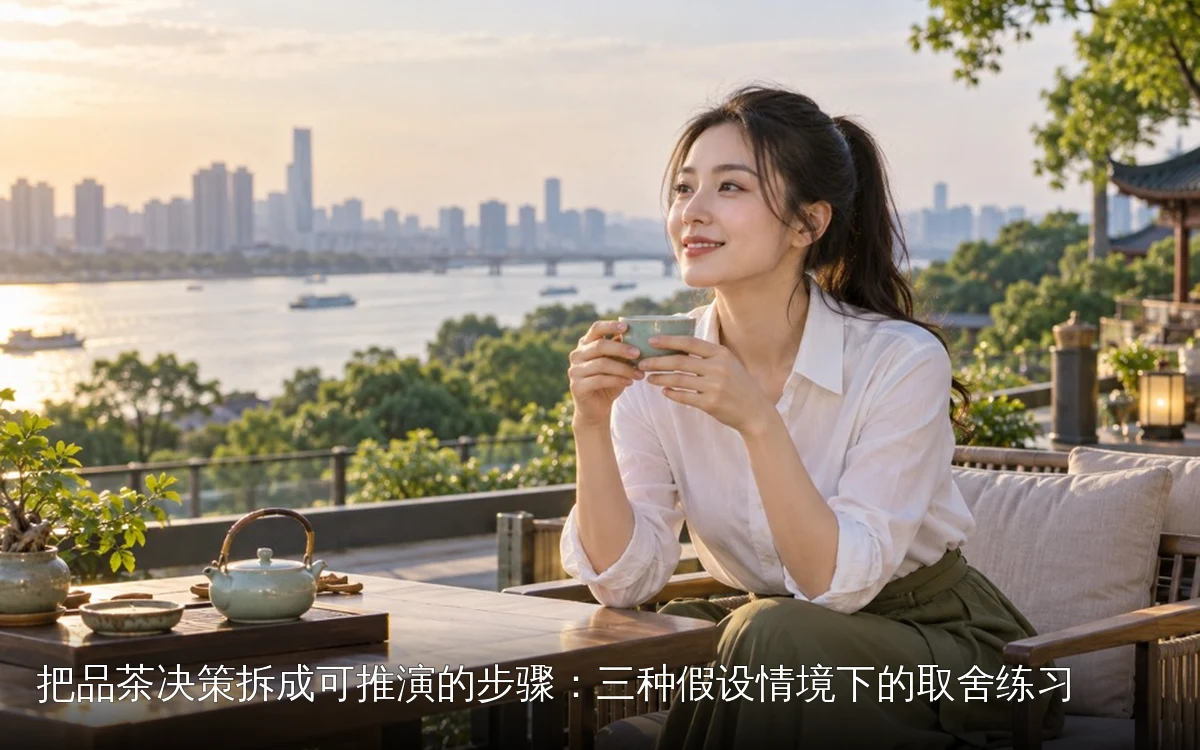 把品茶决策拆成可推演的步骤：三种假设情境下的取舍练习